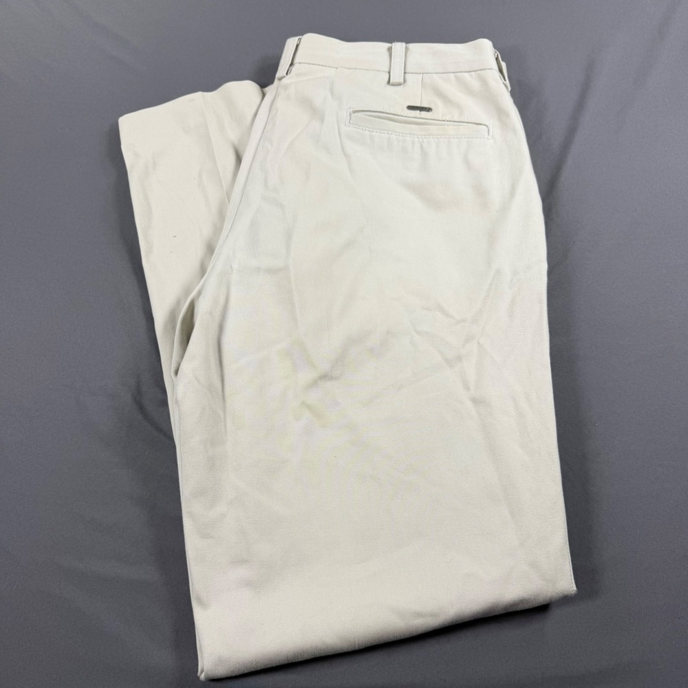 Ariat Performance Khaki Mens 36x34 Tan Cotton Straight Leg Chino Pants